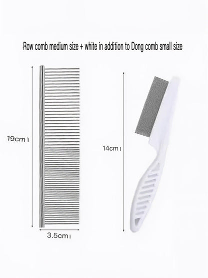 Stainless Steel Pet Grooming Comb for Hair Removal – view 7