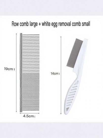 Stainless Steel Pet Grooming Comb for Hair Removal – view 8