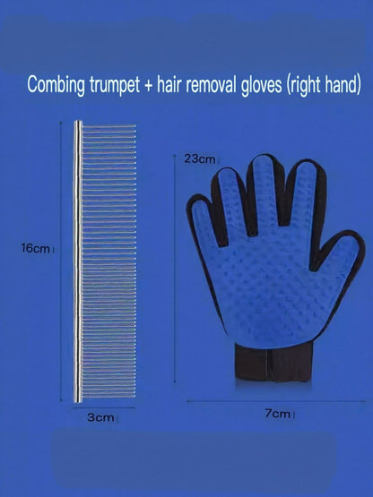 Stainless Steel Pet Grooming Comb for Hair Removal – view 9