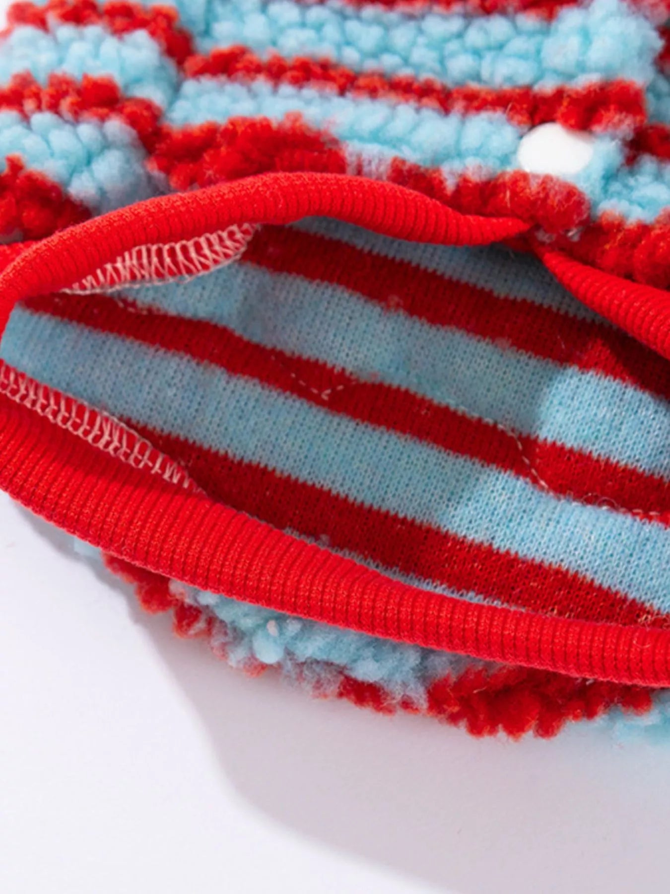 Striped Hooded Plush Pet Sweater – Cozy Hoodie for Dogs & Cats, XS–2XL – view 11
