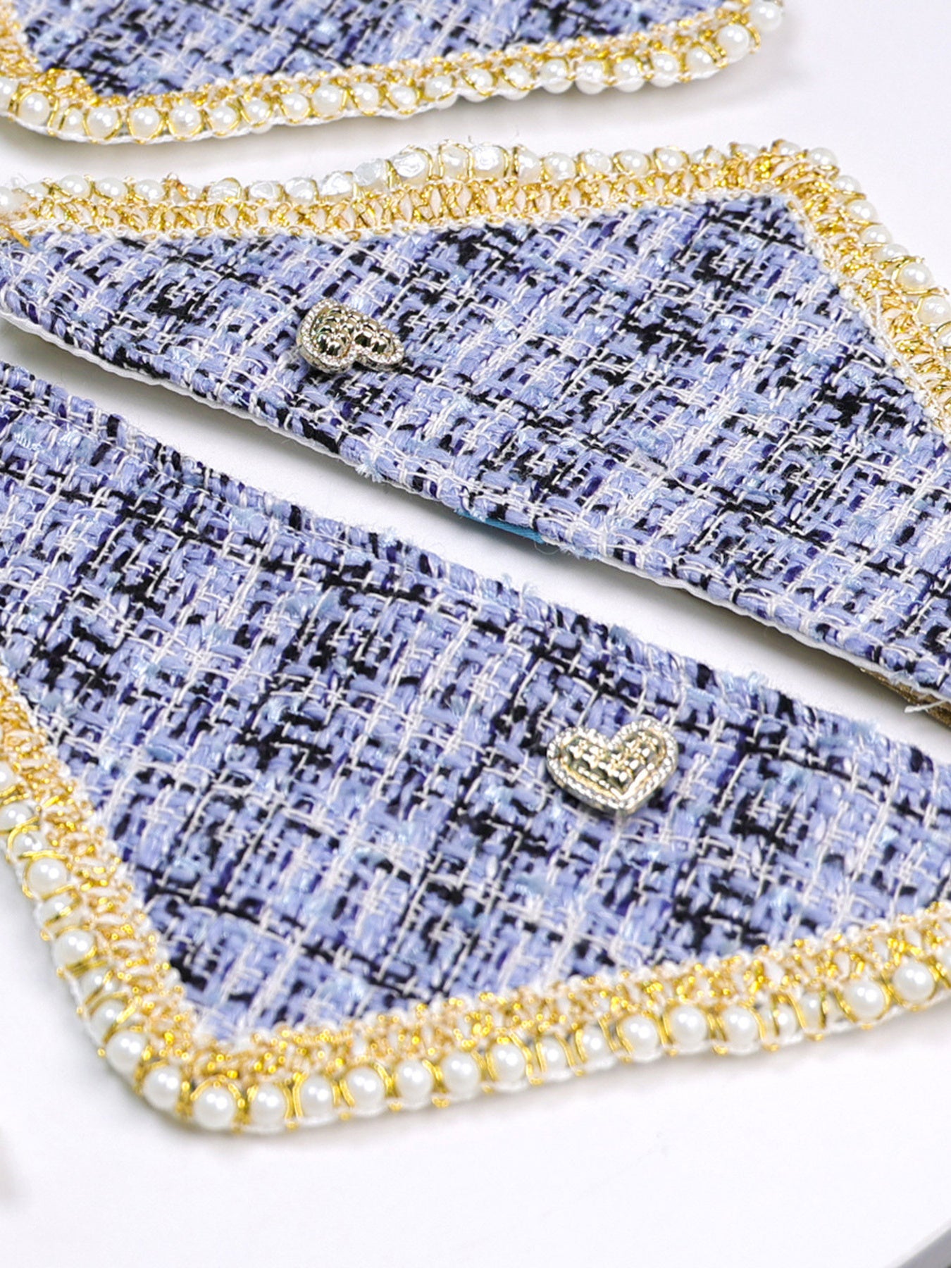 Triangle Tweed Lace Pet Scarf – Classic Neck Accessory for Dogs & Cats – view 17