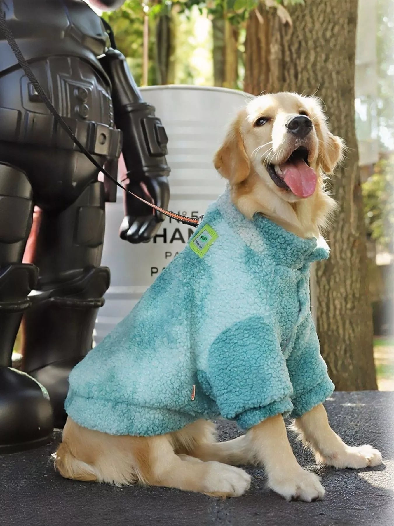Warm Fleece Pet Sweater for Large Dogs – Cozy Winter Pullover in Sizes 3XL–7XL – view 4