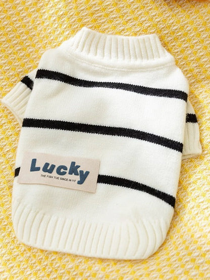 Warm Knitted Pet Sweater – Soft Stretch Pullover for Dogs & Cats – view 7