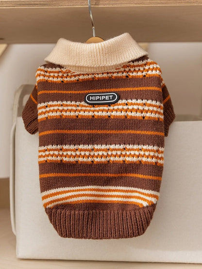 Warm Knitted Pet Sweater – Soft Stretch Pullover for Dogs & Cats – view 9