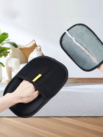 Washable Reusable Glove-Shaped Pet Hair Remover – Grooming Mitt for Dogs & Cats – view 6