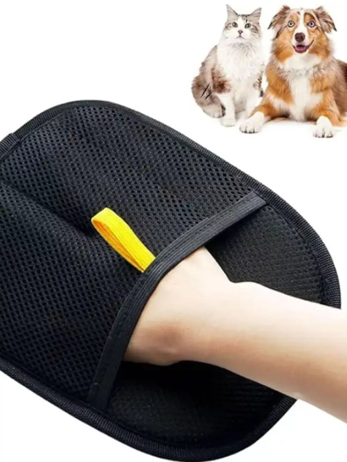 Washable Reusable Glove-Shaped Pet Hair Remover – Grooming Mitt for Dogs & Cats – view 9