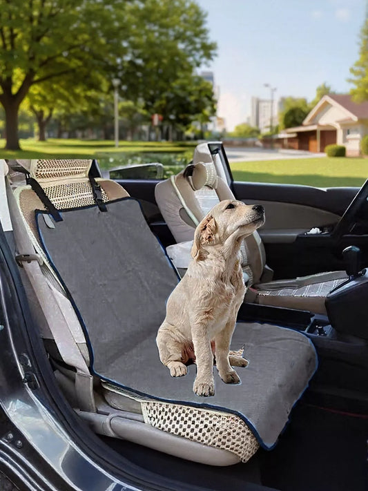 Waterproof scratch-proof pet car back seat cover for dogs and cats