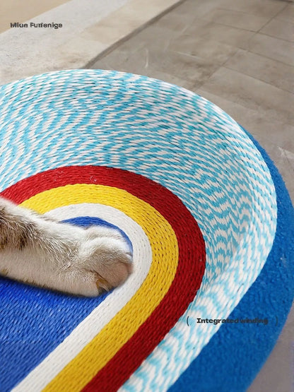 Wear-Resistant Sisal Cat Scratcher Bed – Durable Scratch & Sleep Combo for Cats – view 3