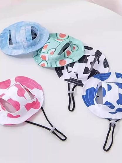 Wide-Brim Pet Bucket Hat – Cute Outdoor Sun Hat for Dogs & Cats – view 9