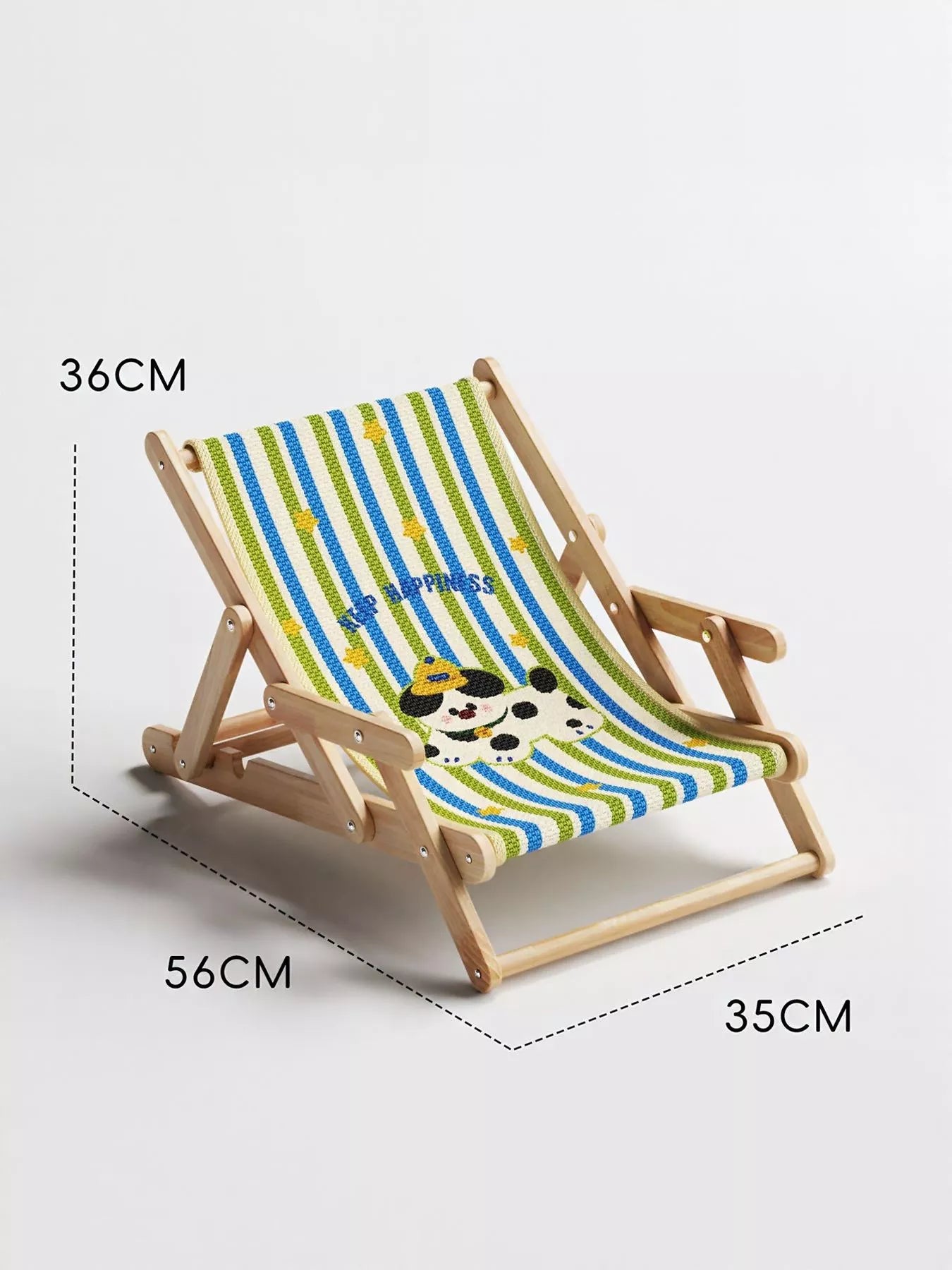 Wooden Pet Chair with Polyester Cushion – Elevated Seat for Cats & Small Dogs – view 8