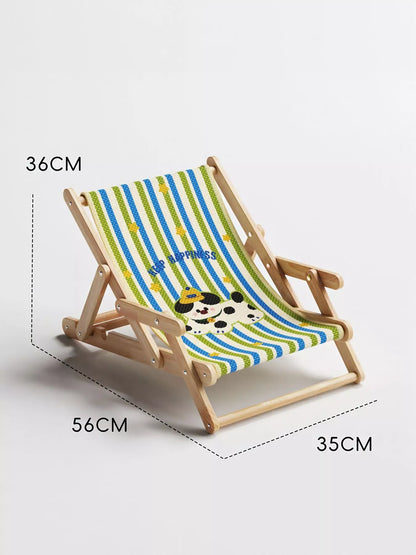 Wooden Pet Chair with Polyester Cushion – Elevated Seat for Cats & Small Dogs – view 8