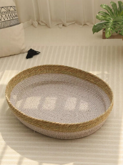 Woven Rattan Scratch-Resistant Cat Nest – Natural Cozy Hideaway Bed for Cats – view 6