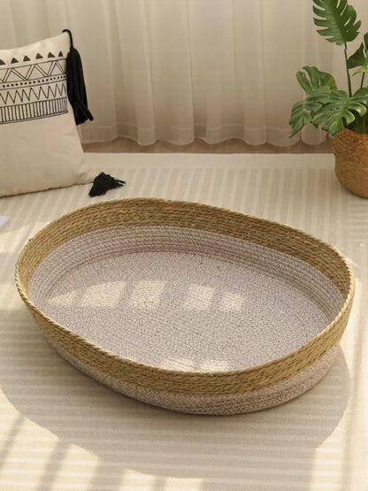 Woven Rattan Scratch-Resistant Cat Nest – Natural Cozy Hideaway Bed for Cats – view 7