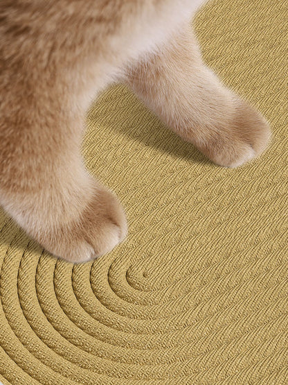 Woven Rope Oval Polyester Pet Bed – Scratch-Resistant Raised Bed for Cats & Dogs – view 11